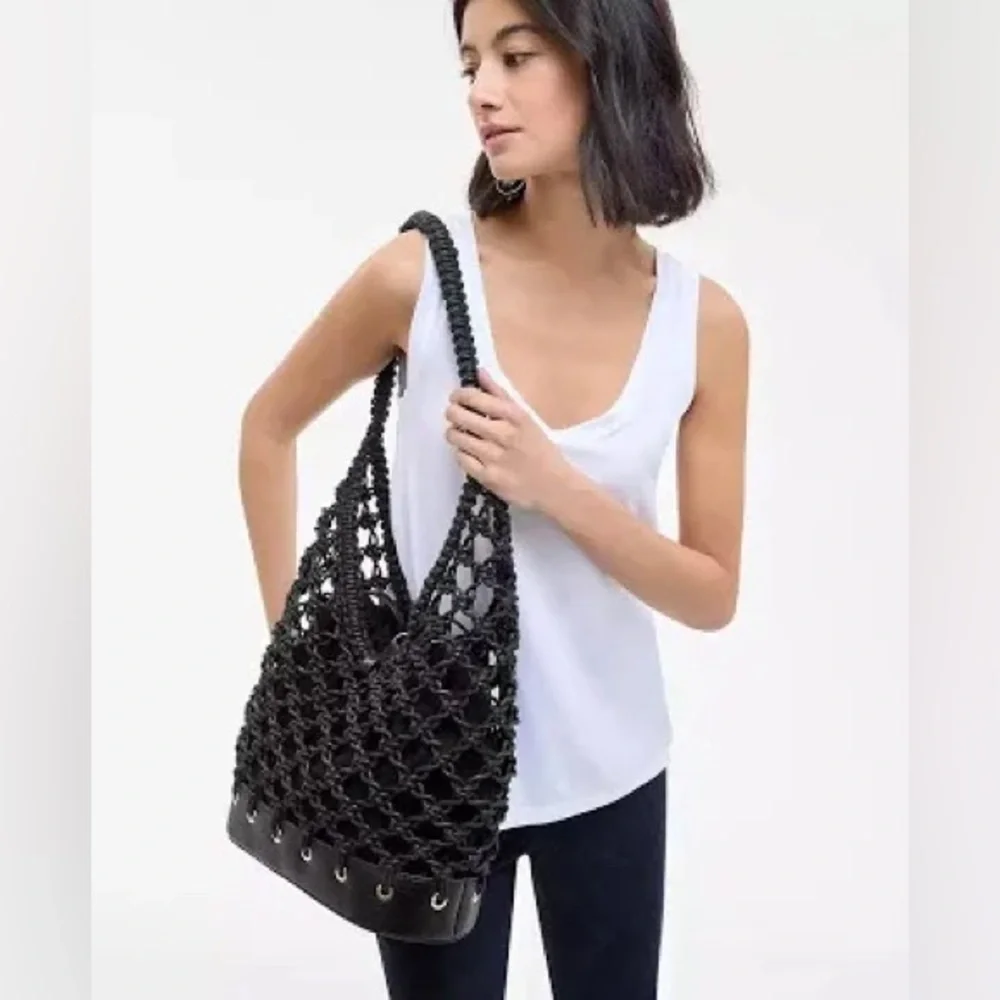 INC International Women’s Kahtt Macrame Hobo Bag,